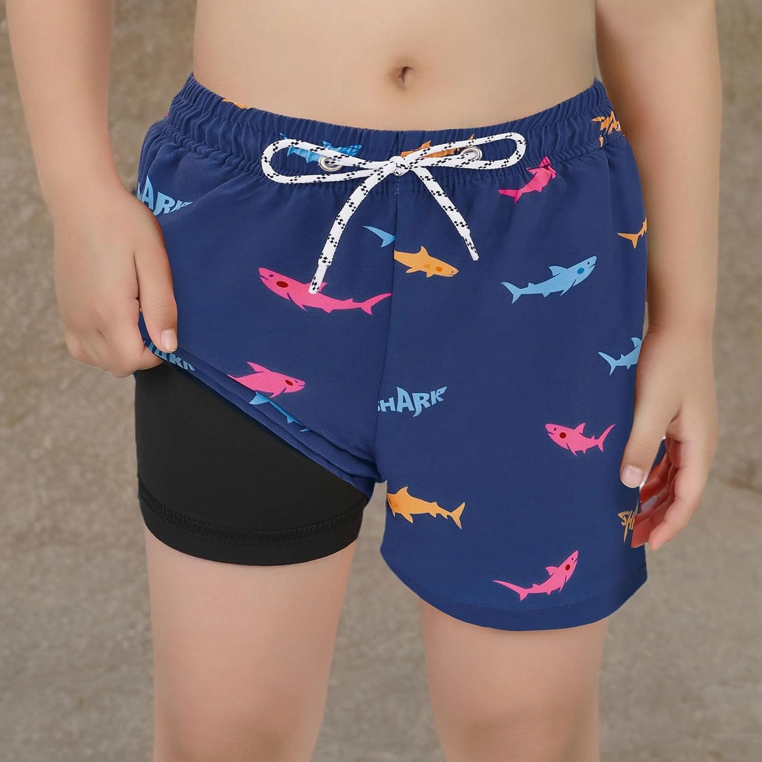 Century Star Boys Swim Trunks with Boxer Brief Liner Boys Swimwear Quick Dry Bathing Suit Toddler Swim Trunks