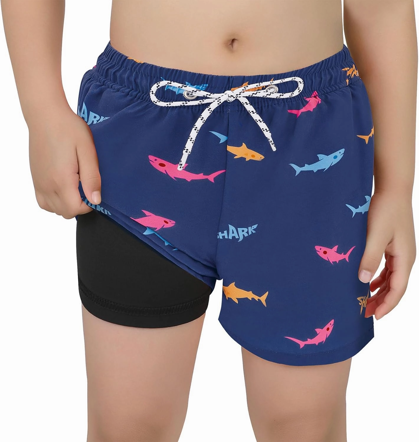 Century Star Boys Swim Trunks with Boxer Brief Liner Boys Swimwear Quick Dry Bathing Suit Toddler Swim Trunks