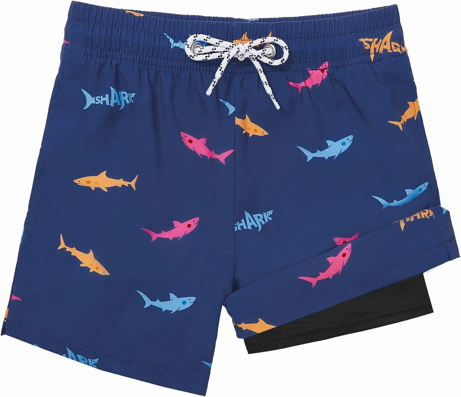 Century Star Boys Swim Trunks with Boxer Brief Liner Boys Swimwear Quick Dry Bathing Suit Toddler Swim Trunks