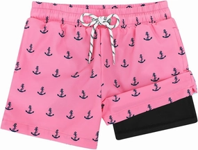 Century Star Boys Swim Trunks with Compression Liner Boys Bathing Suit Toddler Swim Trunks Beach Board Shorts Swimwear