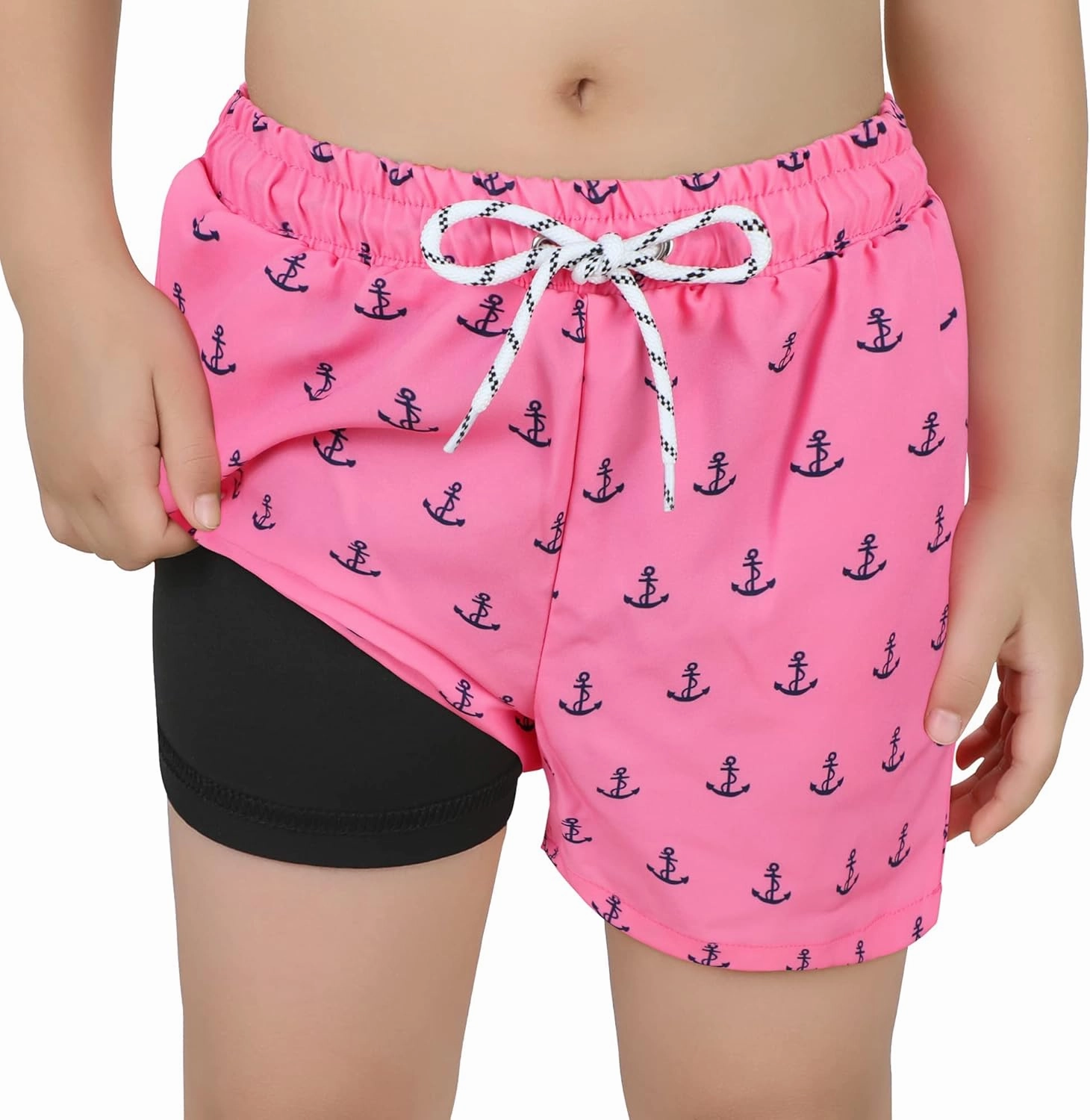Century Star Boys Swim Trunks with Compression Liner Boys Bathing Suit Toddler Swim Trunks Beach Board Shorts Swimwear