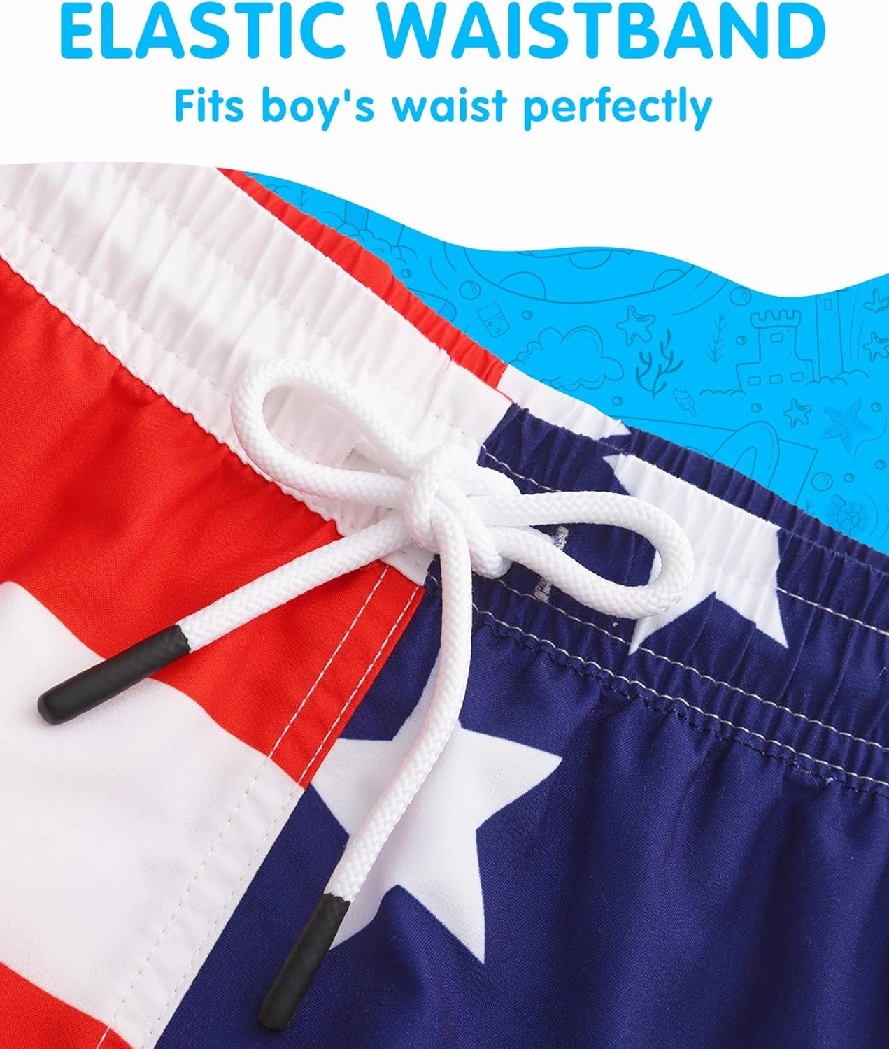 CJMJXPH Boys Swim Trunks Toddler Swim Shorts Little Boys Bathing Suit Swimsuit Swimwear