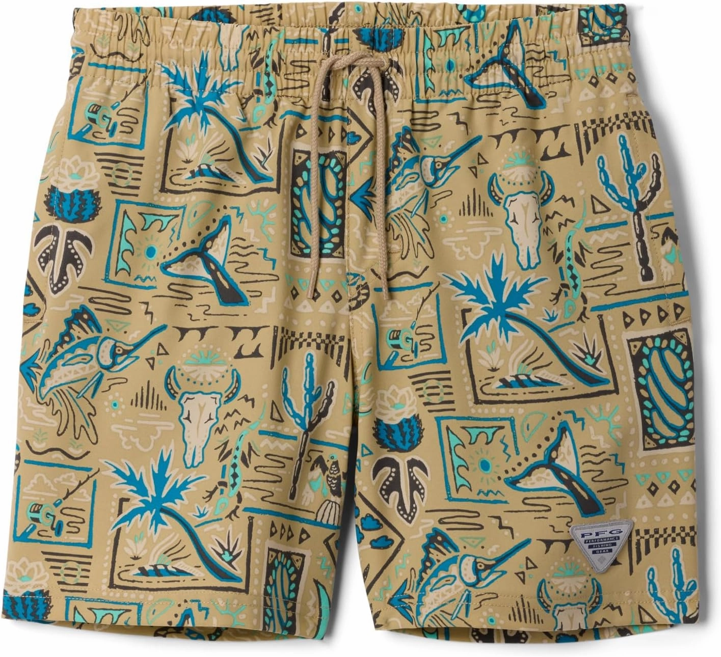 Columbia Boys' PFG Rambler Printed Water Short