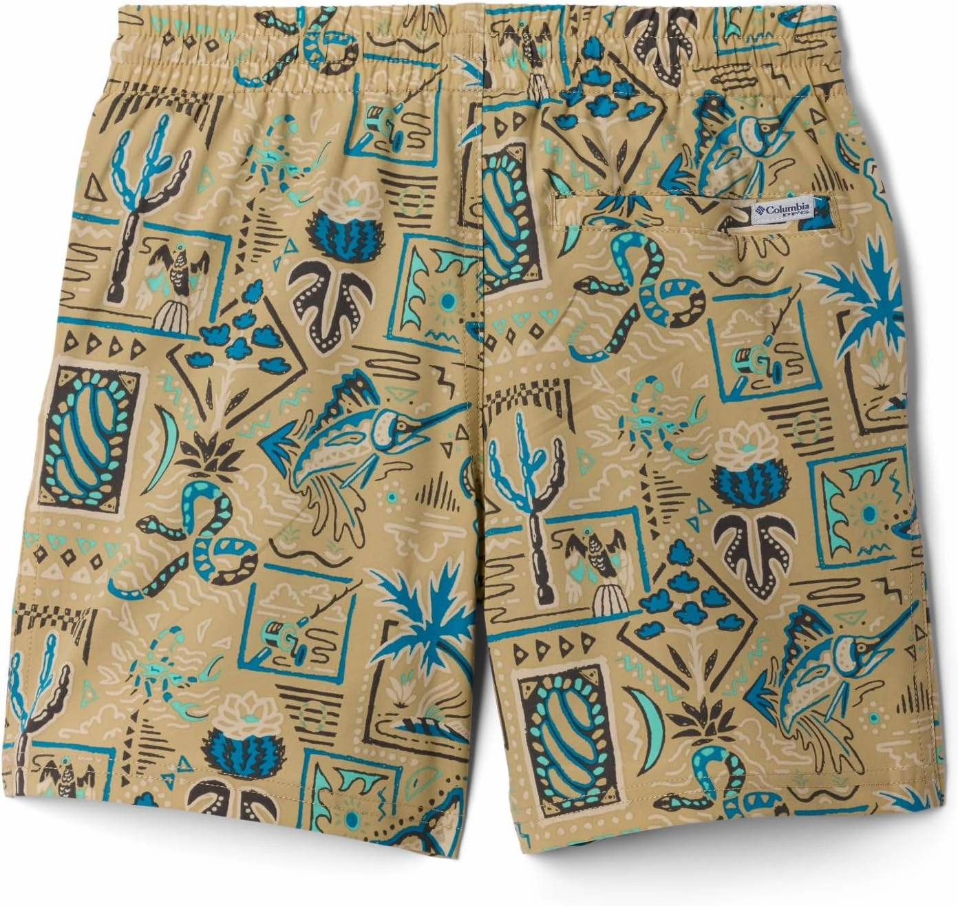 Columbia Boys' PFG Rambler Printed Water Short