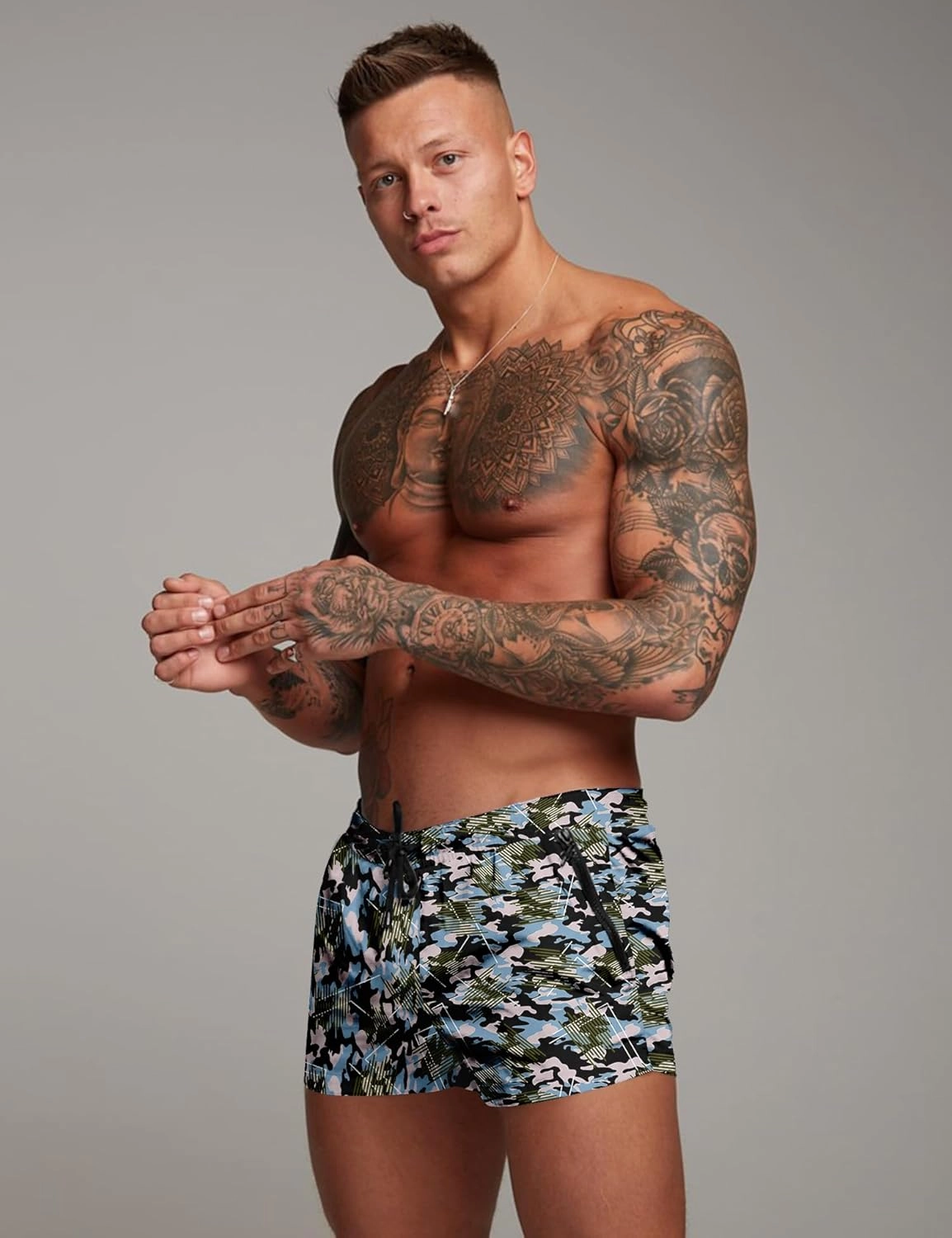 COOFANDY Men's Swim Trunk Swimwear Bathing Suit Swimsuit Board Beach Sport Short S-XXL