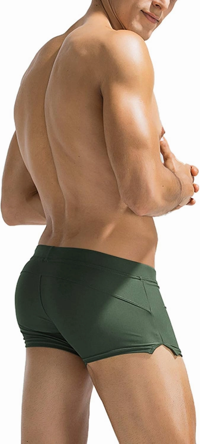 COOFANDY Mens Swim Trunks Swimwear Bathing Suit Swim Brief Square Leg Board Short S-3XL