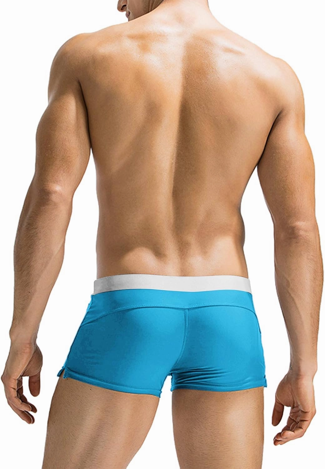 COOFANDY Mens Swim Trunks Swimwear Bathing Suit Swim Brief Square Leg Board Short S-3XL