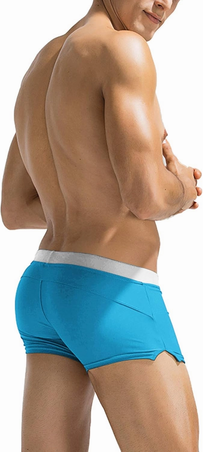 COOFANDY Mens Swim Trunks Swimwear Bathing Suit Swim Brief Square Leg Board Short S-3XL