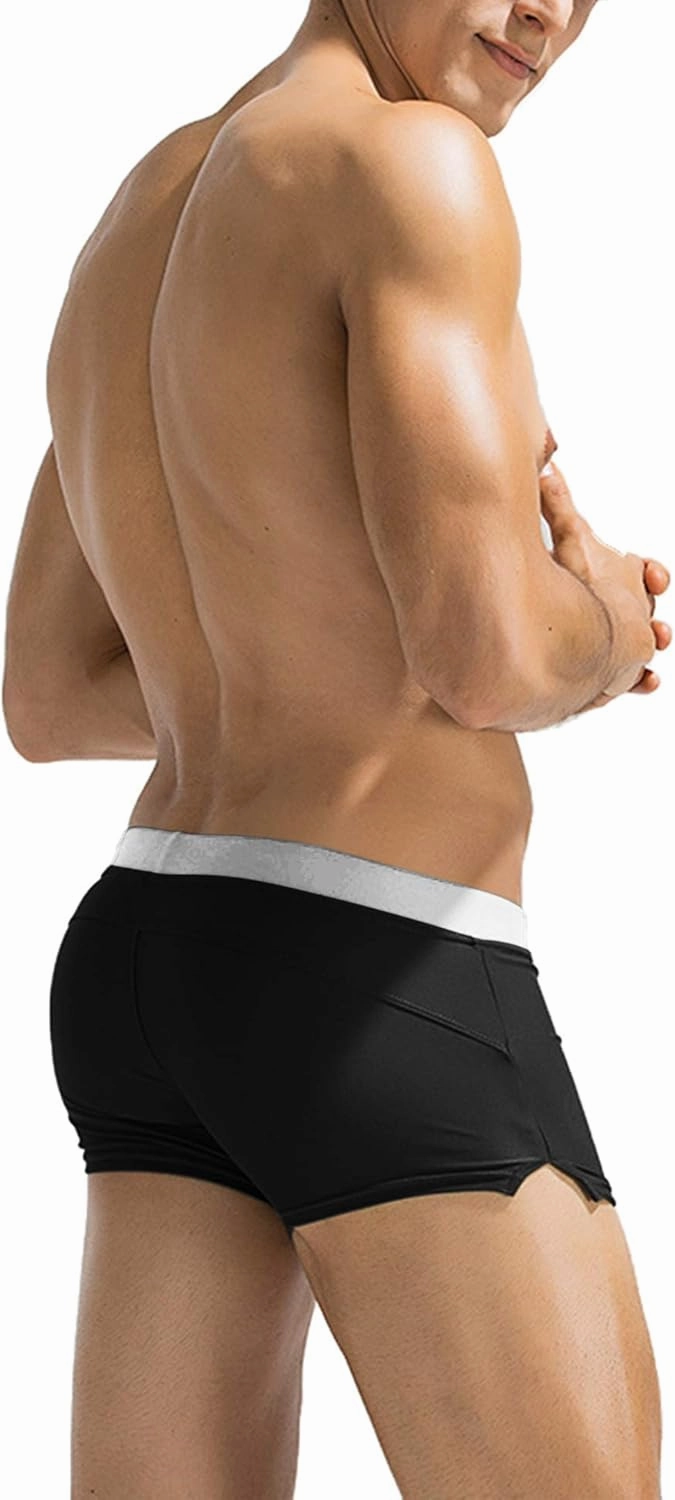 COOFANDY Mens Swim Trunks Swimwear Bathing Suit Swim Brief Square Leg Board Short S-3XL