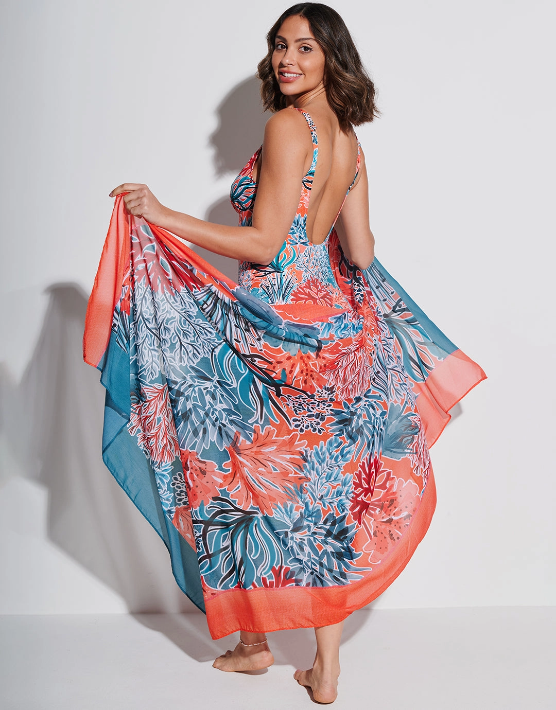 Coral Sarong