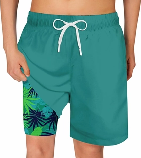 Cozople Boys Swim Trunks Quick Dry Bathing Suits Compression Liner Swim Shorts Swimwear 7-20 Years