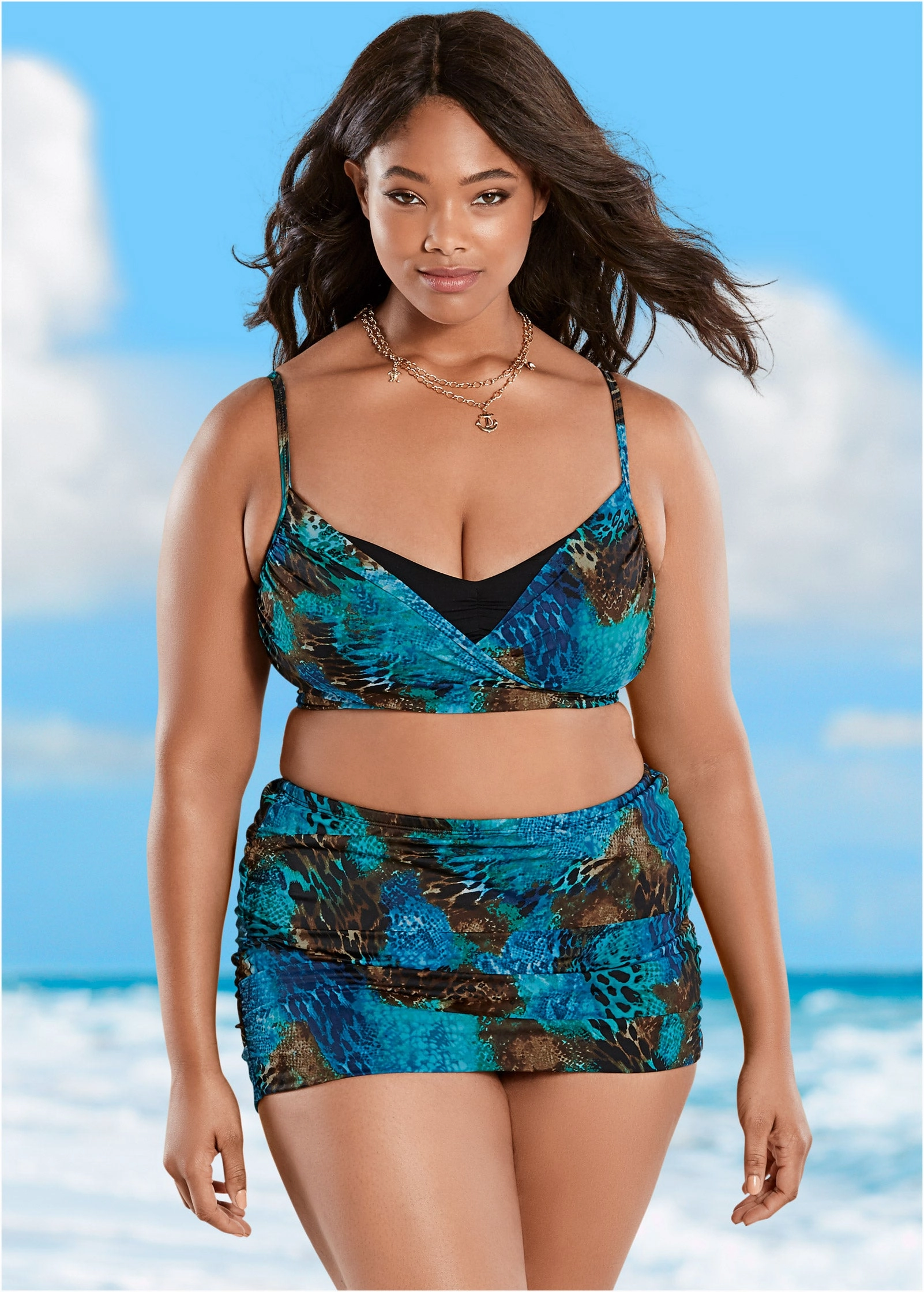 Criss Cross Wrap Top - Mystique