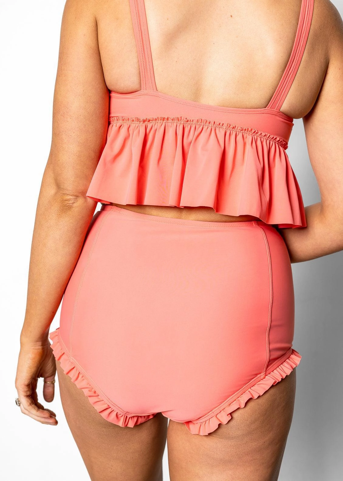 Deep Coral | All Ruffled Up Bottoms