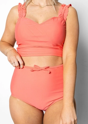 Deep Coral | Bow Bottoms