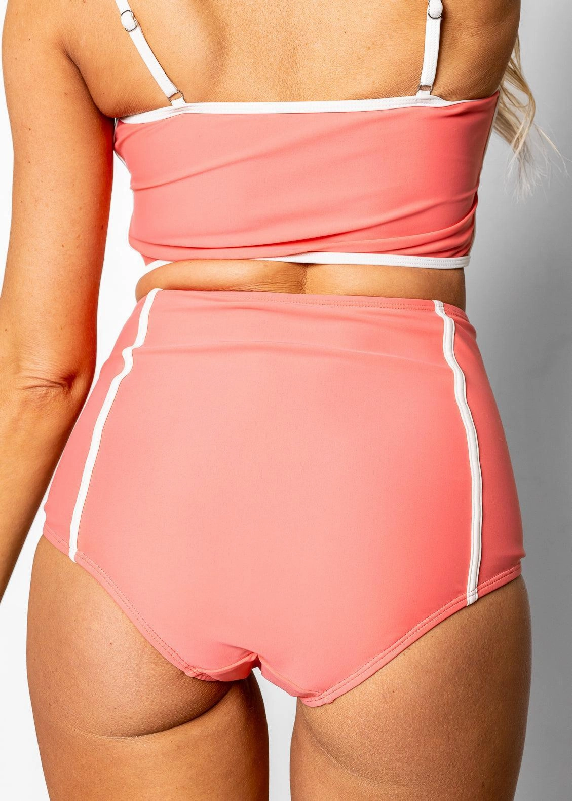 Deep Coral | Lined Up Bottoms