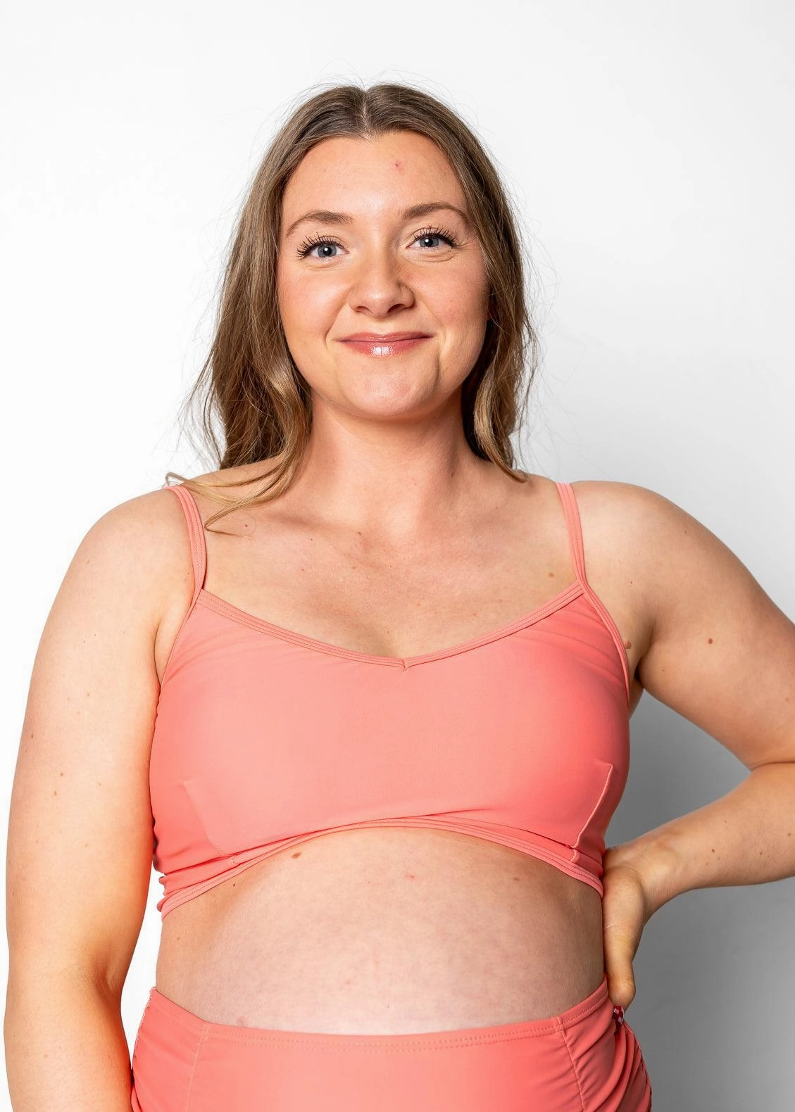 Deep Coral | Maternity Bottoms