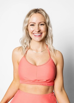 Deep Coral | Tied-Up Top