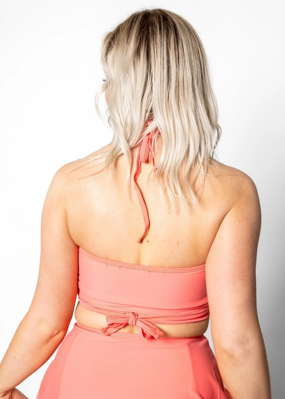 Deep Coral | Tied-Up Top