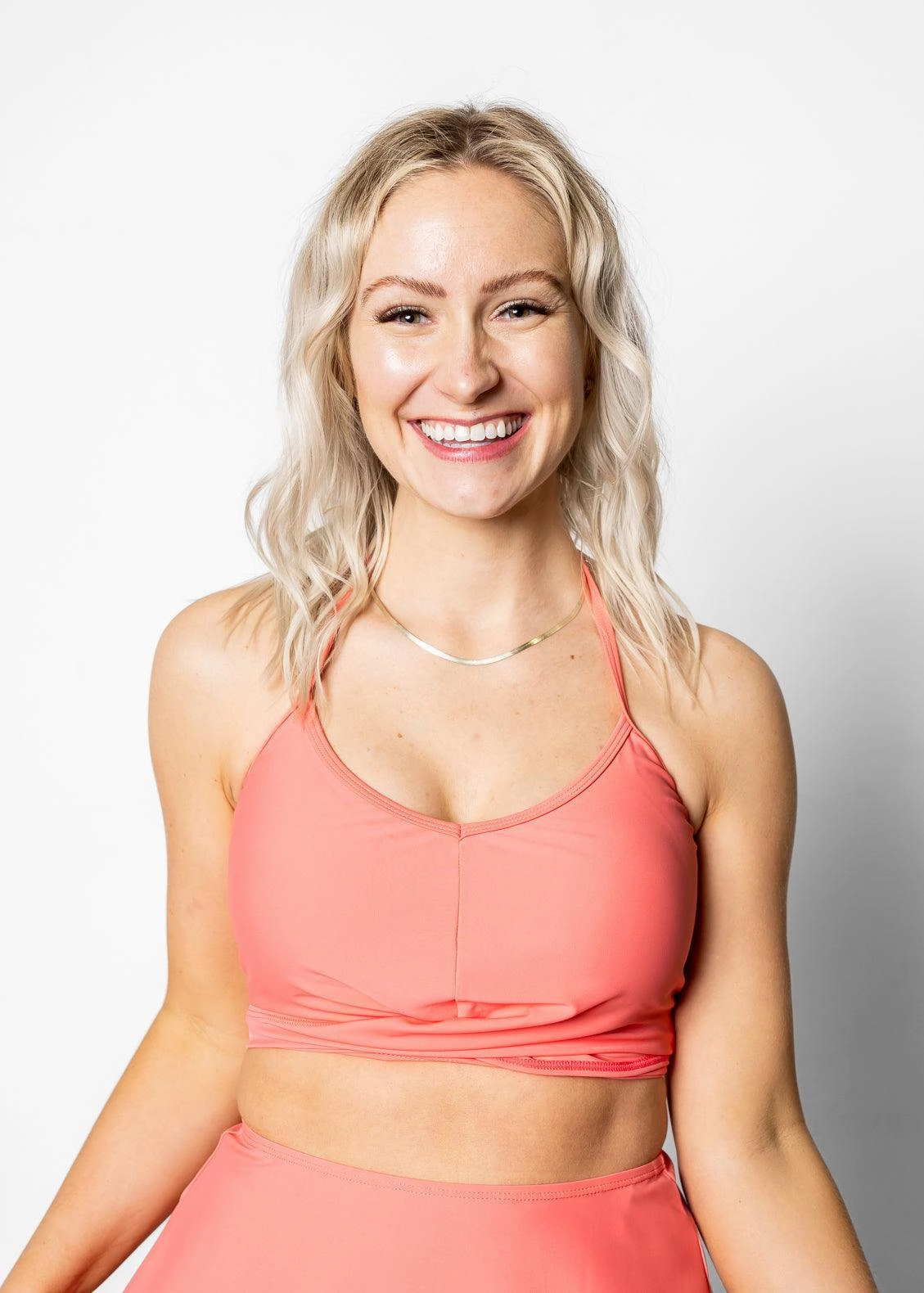 Deep Coral | Tied-Up Top