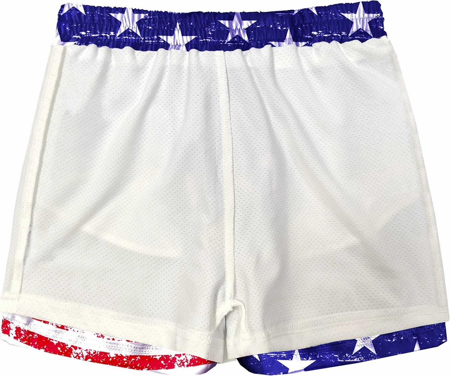 Deerose Boys Patriotic Swim Trunks with Compression Lined Kids Summer Beach Shorts 5-14 Years