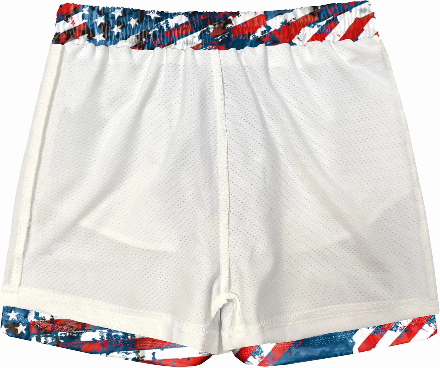 Deerose Boys Patriotic Swim Trunks with Compression Lined Kids Summer Beach Shorts 5-14 Years