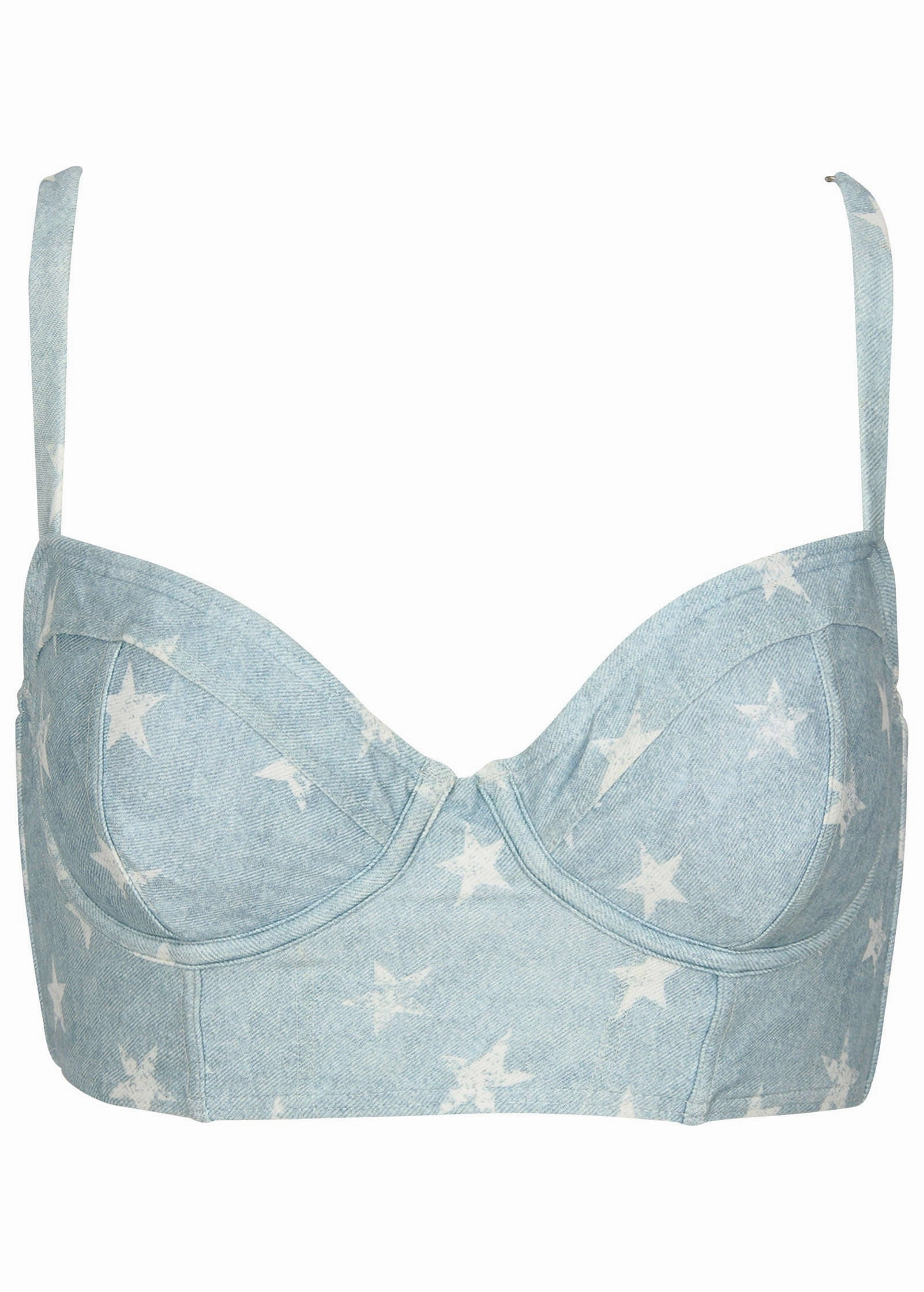 Denim Underwire Top - Denim Star