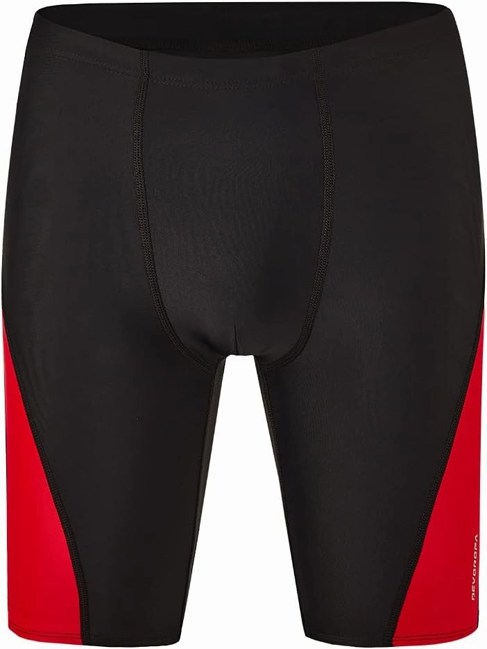 DEVOROPA Boys Swim Jammers Youth Competitive Swim Team Trunks Racing Swimsuit Athletic Swimming Shorts Slim/Standard/Husky