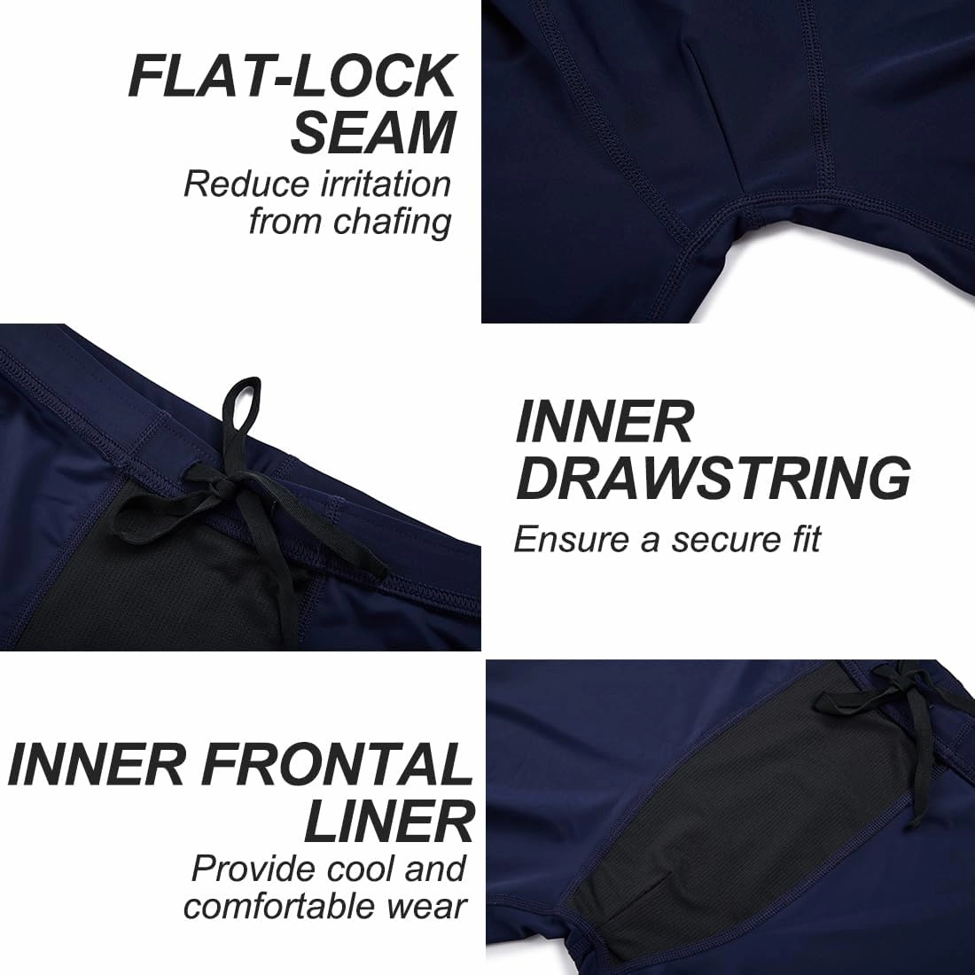 DEVOROPA Boys Swim Jammers Youth Competitive Swim Team Trunks Racing Swimsuit Athletic Swimming Shorts Slim/Standard/Husky