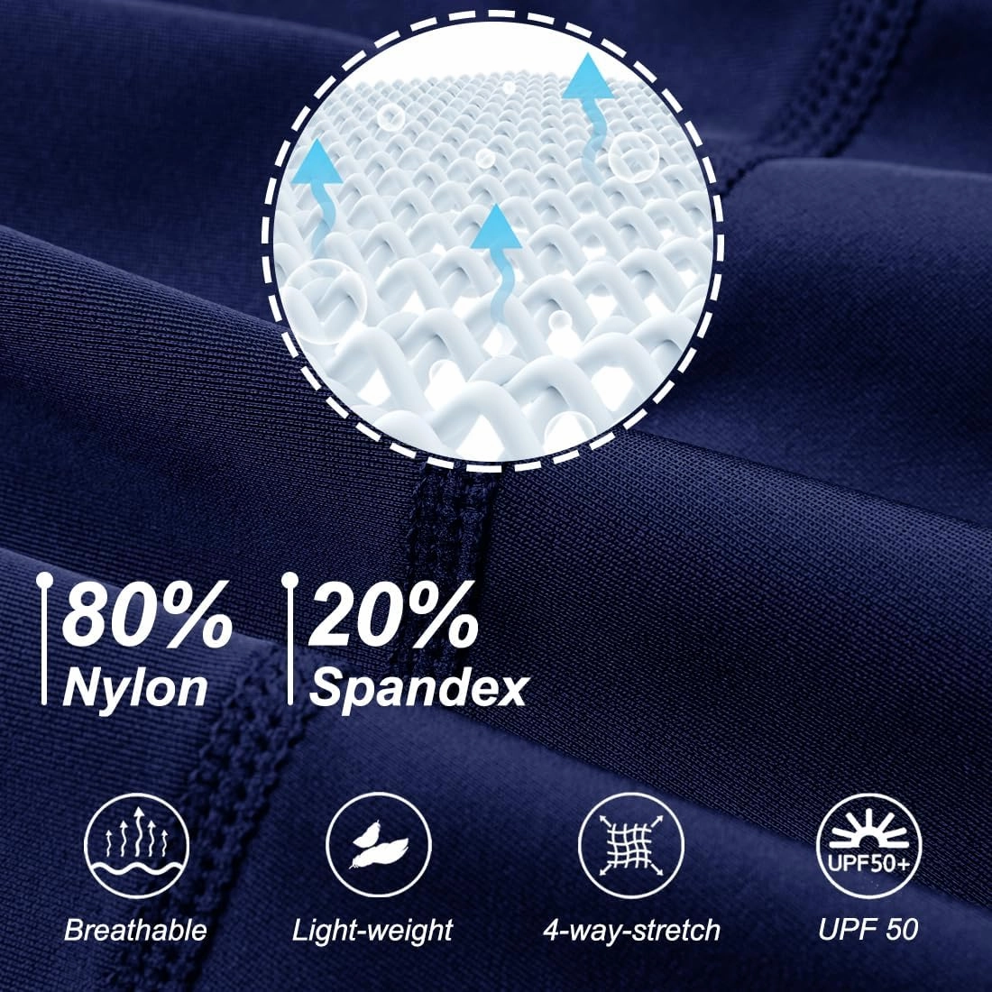 DEVOROPA Boys Swim Jammers Youth Competitive Swim Team Trunks Racing Swimsuit Athletic Swimming Shorts Slim/Standard/Husky