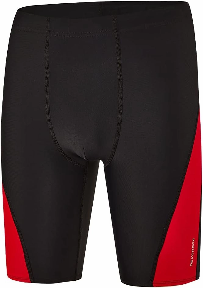 DEVOROPA Boys Swim Jammers Youth Competitive Swim Team Trunks Racing Swimsuit Athletic Swimming Shorts Slim/Standard/Husky