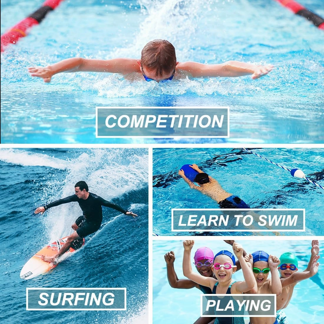DEVOROPA Boys Swim Jammers Youth Competitive Swim Team Trunks Racing Swimsuit Athletic Swimming Shorts Slim/Standard/Husky