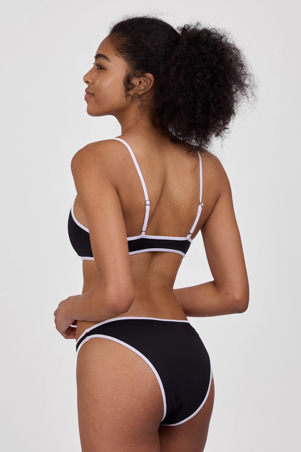 Dina Bikini Bottom - Black & White