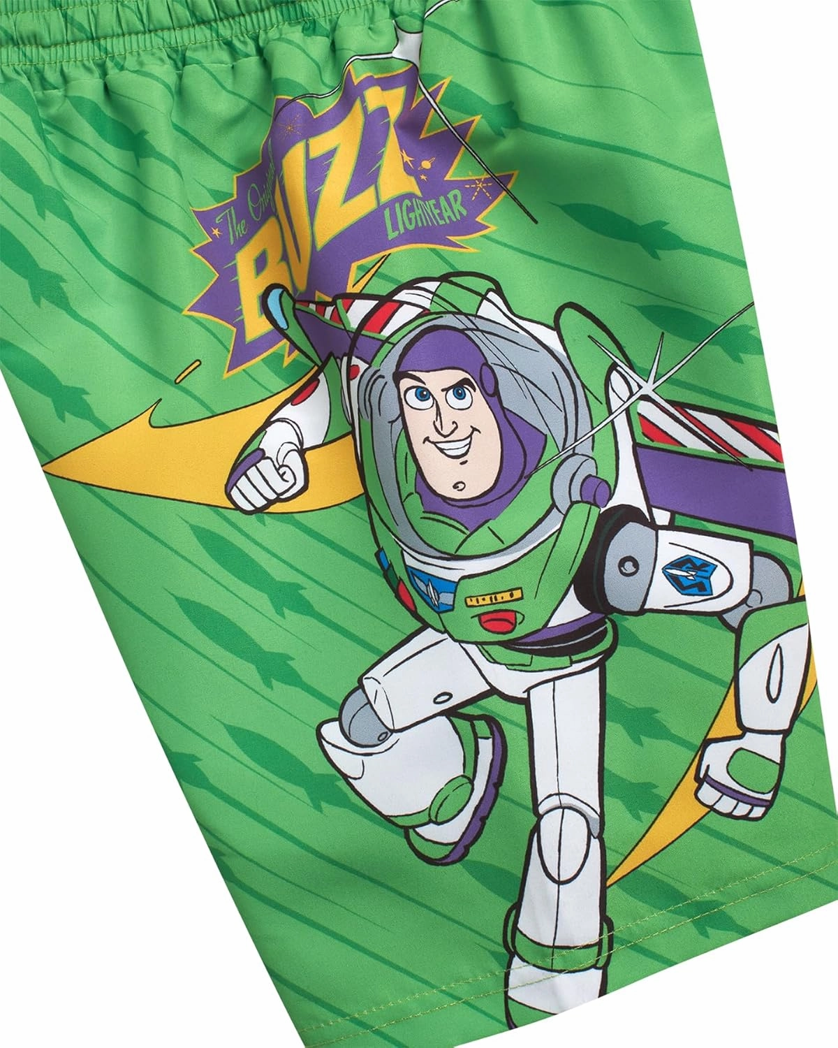 Disney Boys Swim Trunks - Cars Lightning McQueen Mickey Mouse Toy Story Buzz Lightyear Toddler Boy Swim Shorts (Sizes: 2T-7)