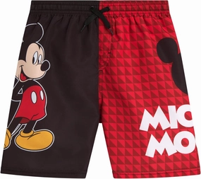 Disney Boys Swim Trunks - Cars Lightning McQueen Mickey Mouse Toy Story Buzz Lightyear Toddler Boy Swim Shorts (Sizes: 2T-7)