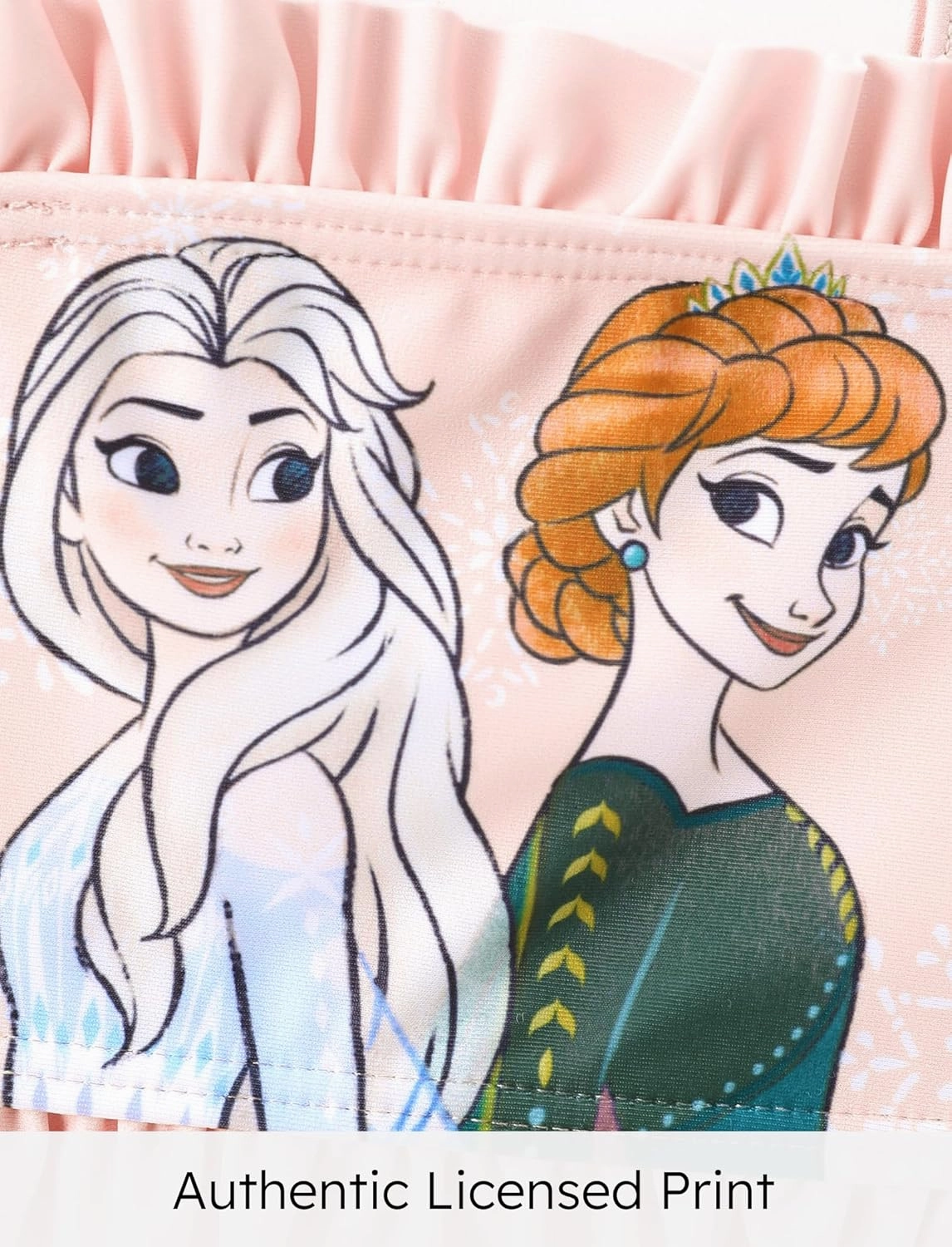 Disney Frozen Elsa Princess Minnie Ariel Girl 3 Piece Swimsuit Bikini Tankini Bathing Suit with Cover Up Set UPF 50  Swimwear