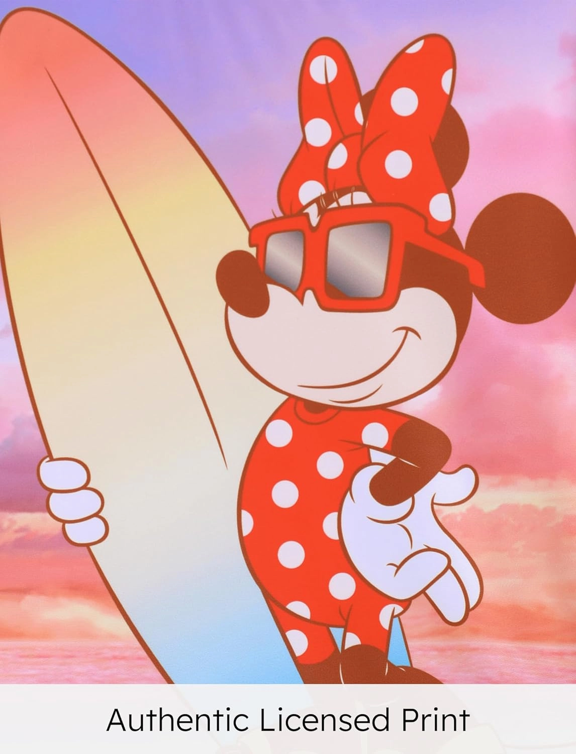 Disney Mickey and Friends Girl Two Piece Long Sleeve Swimsuit Rashguard Bathing Suit