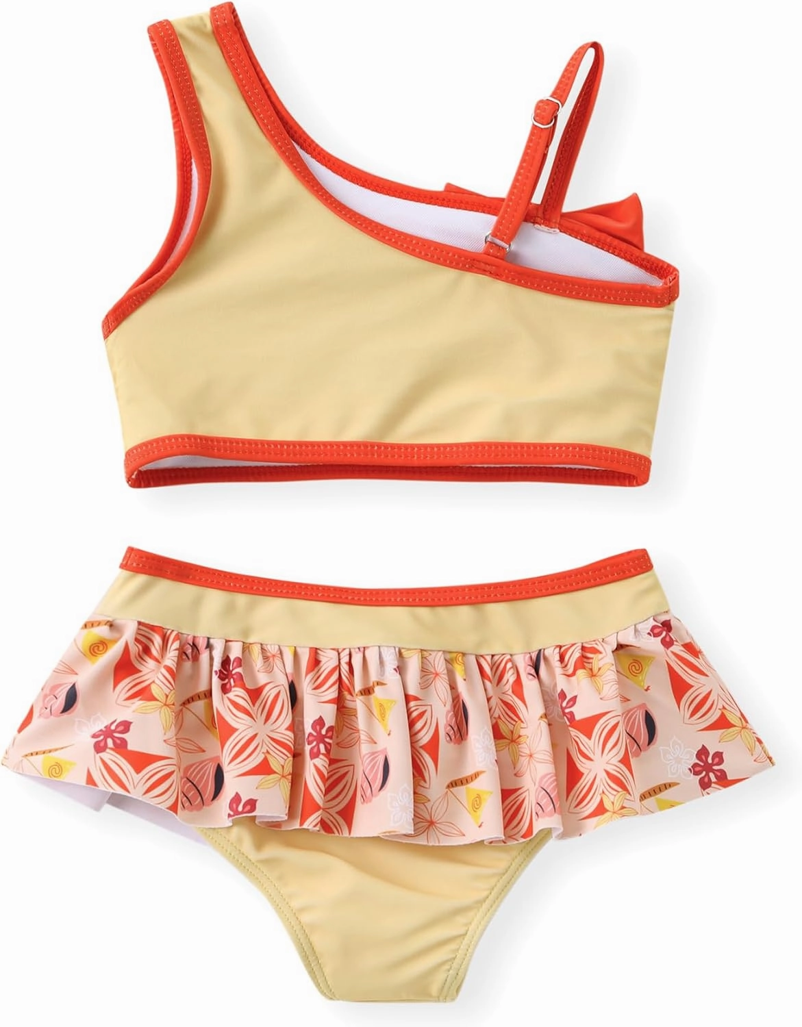 Disney Mickey and Friends Girls 2 Piece Tankini Bathing Suits Summer Rash Guard Swimwear