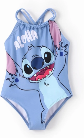 Disney Mickey and Friends Girls Swimsuits UPF 50  One Piece Bathing Suits Sport Summer Beach Swimwear for Kids Size 3-13Y