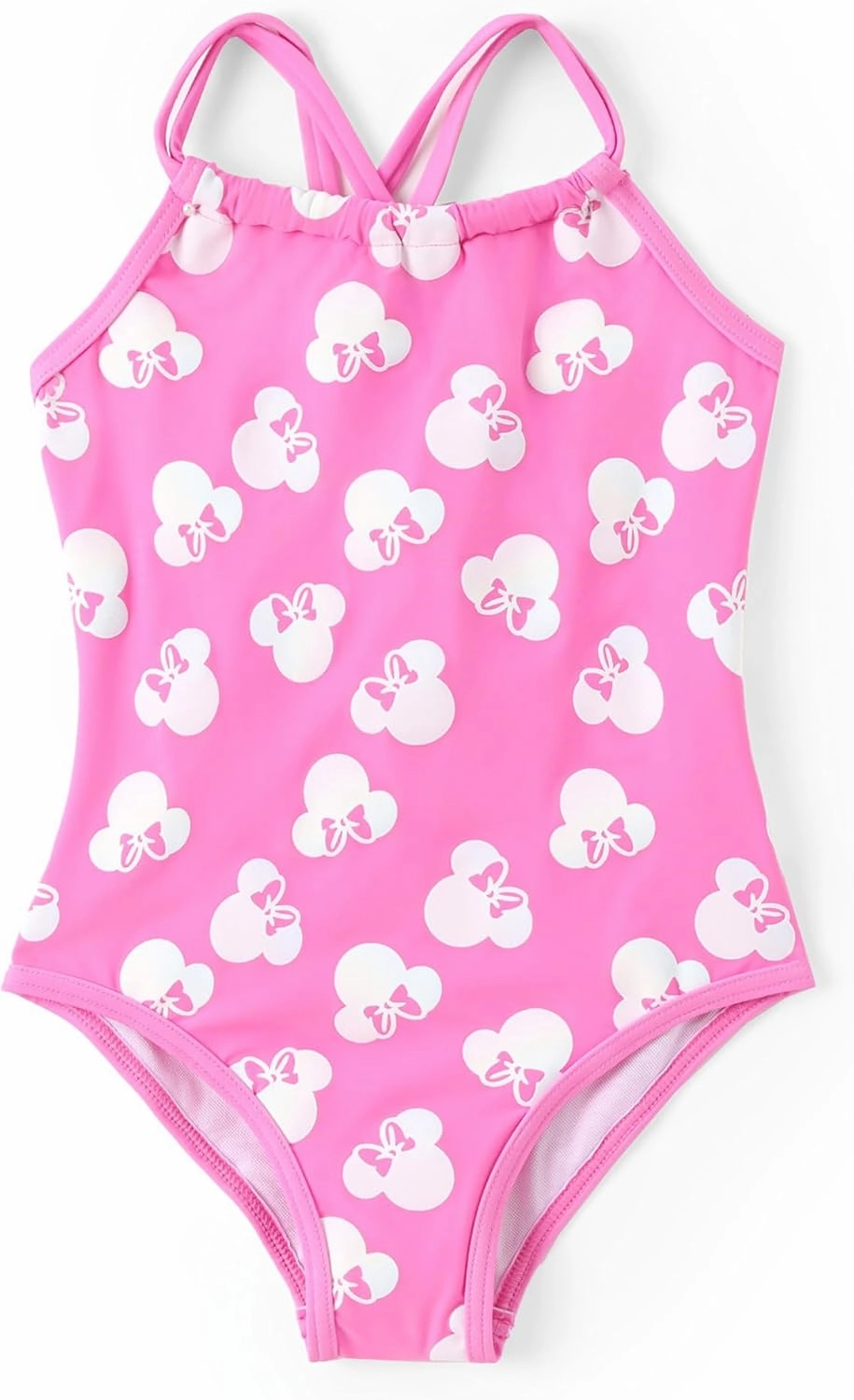 Disney Mickey and Friends Girls Swimsuits UPF 50  One Piece Bathing Suits Sport Summer Beach Swimwear for Kids Size 3-13Y