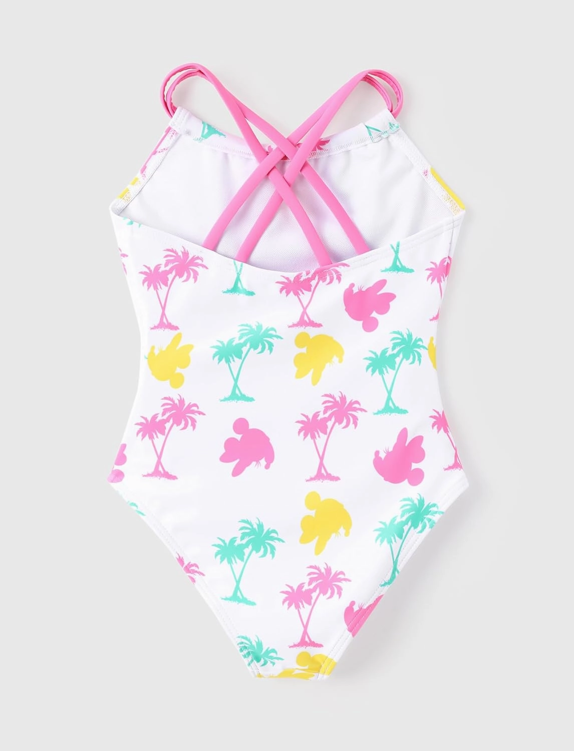 Disney Mickey and Friends Girls Swimsuits UPF 50  One Piece Bathing Suits Sport Summer Beach Swimwear for Kids Size 3-13Y