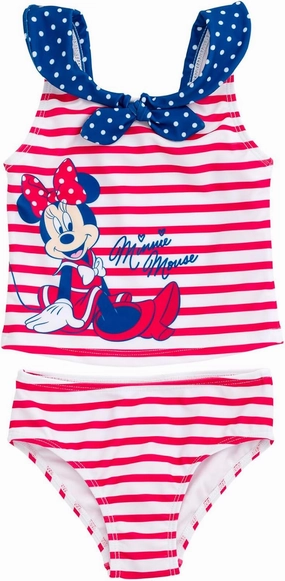 Disney Minnie Mouse Racerback Tankini Top and Bikini Bottom Swim Set Infant to Big Kid