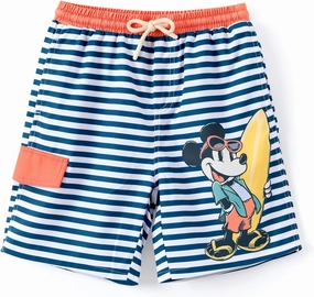 Disney Stitch Boys Swim Trunks with UPF 50  Sun Protection, Quick-Dry Fabric, and Pocket