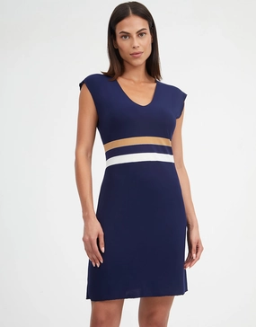 Doris Beach Dress - Navy