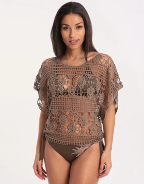 Dreamland Denver Top - Khaki
