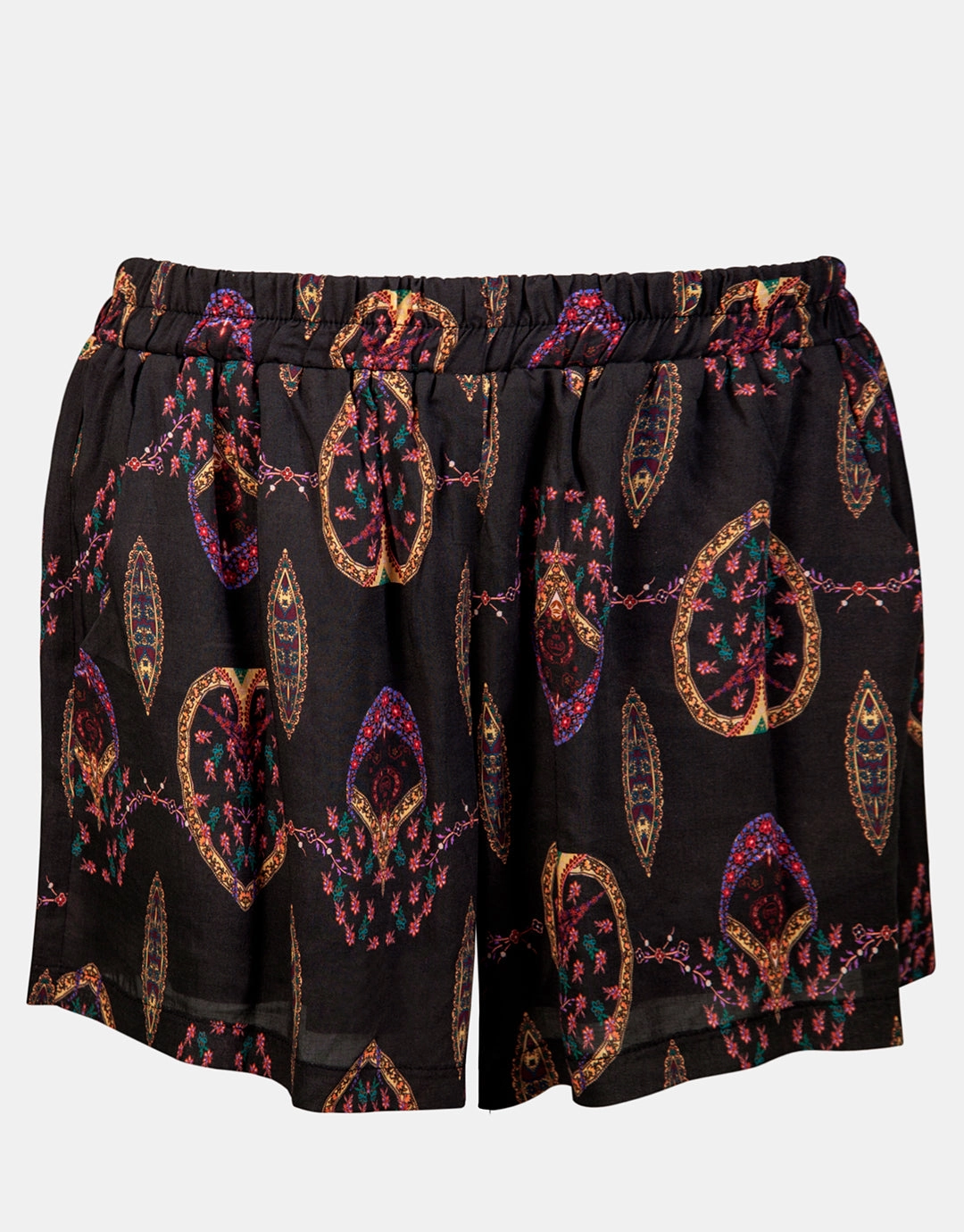 Eclectic Flames Shorts - Black