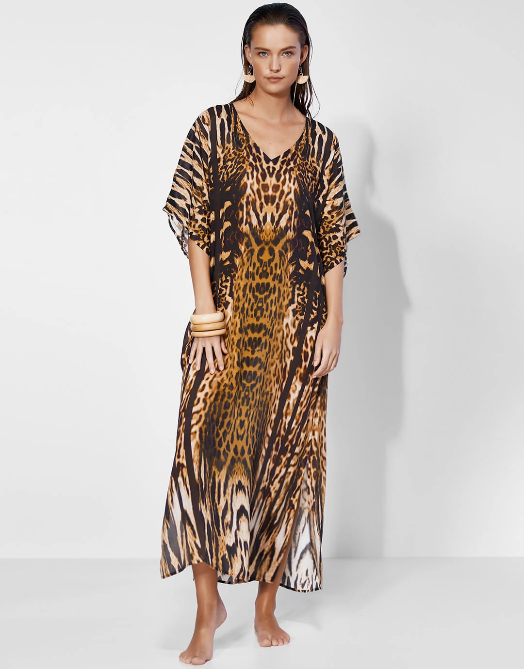 Edge Maxi Kaftan - Tiger Camo