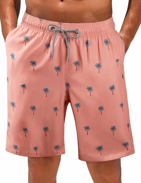 ELETOP Men's Swim Trunks Quick Dry Bathing Suit Swimming Board Shorts Mesh Lining Beach Swimwear