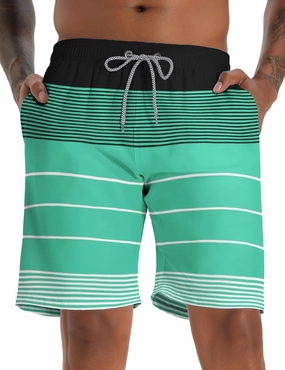 ELETOP Men's Swim Trunks Quick Dry Bathing Suit Swimming Board Shorts Mesh Lining Beach Swimwear