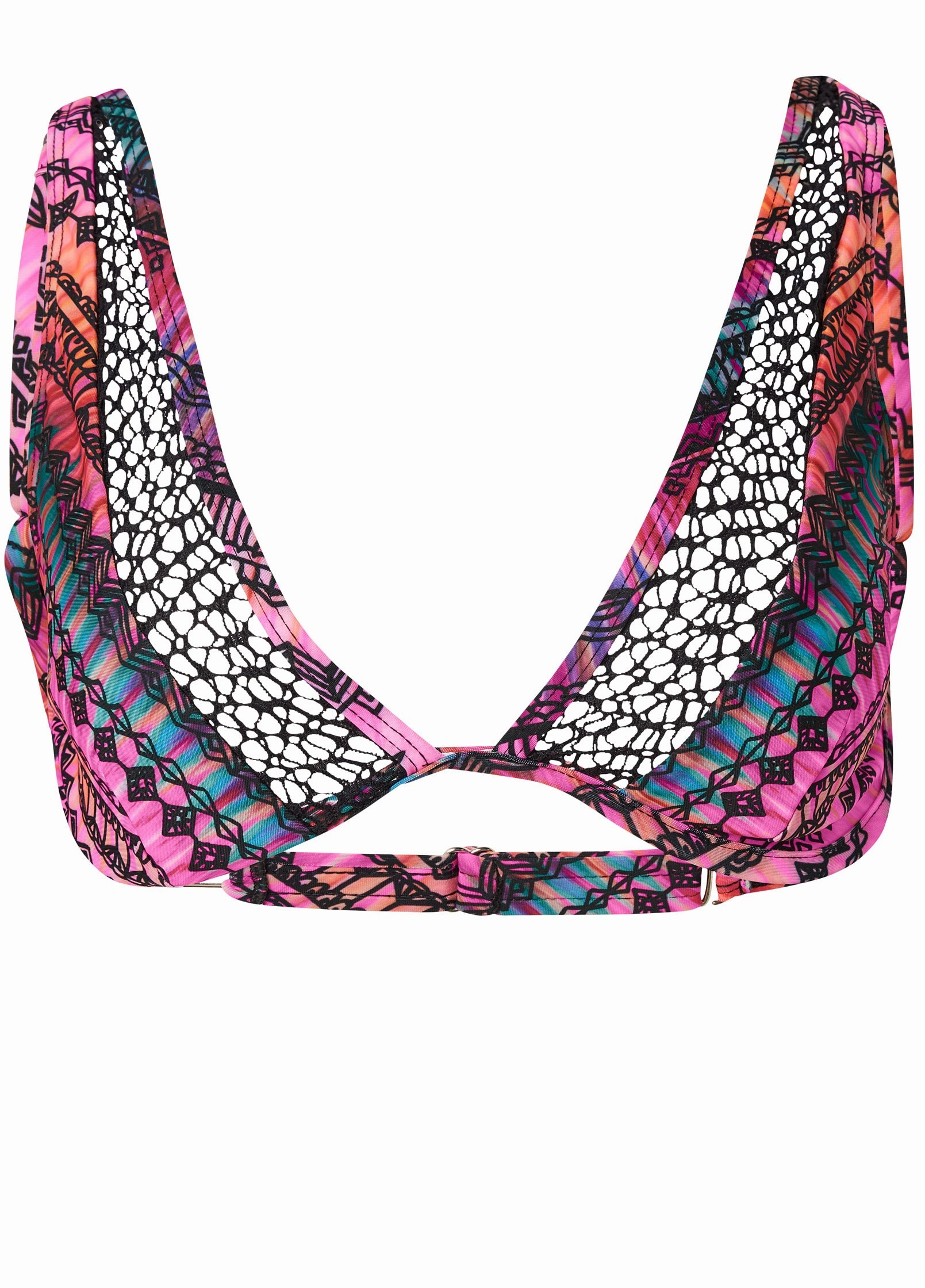 Elyse Underwire Top - Geometric Brights