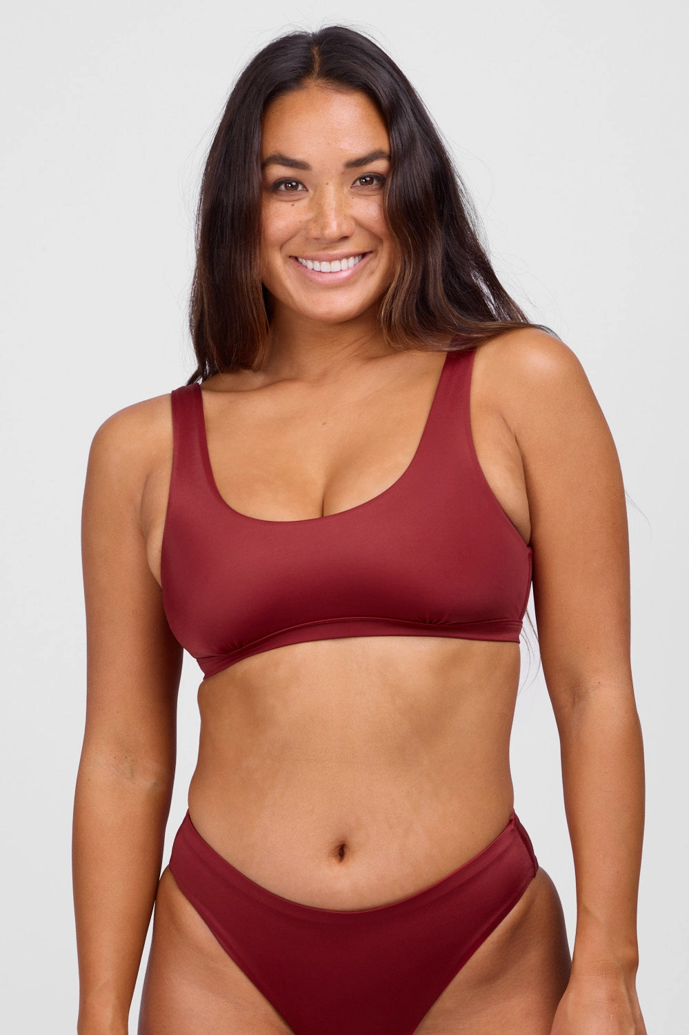 Emily Bikini Top -  Garnet